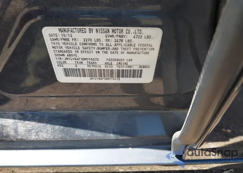 2013 Infiniti G37 Journey z USA, uszkodzony, nr VIN JN1CV6AP3DM715272